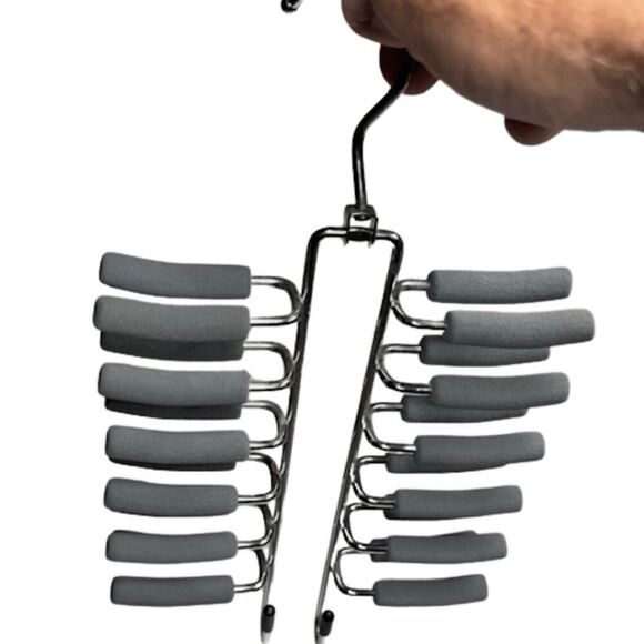 24-Slot Tie and Belt Hanger - Picture 1 of 4